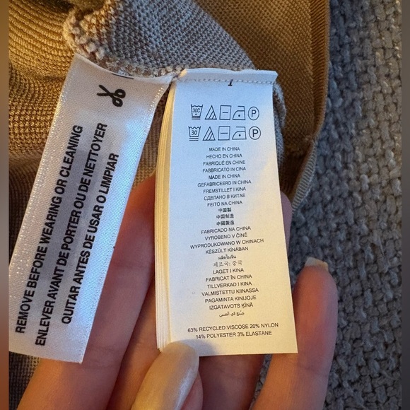 MICHAEL KORS EMPIRE LOGO JACQUARD MINI DRESS – SIZE SMALL - Picture 13 of 16